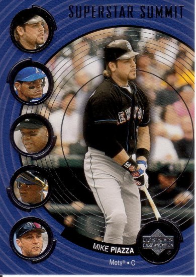 MIKE PIAZZA 2002 UPPER DECK SUPERSTAR SUMMIT #SS13 NEW YORK METS
