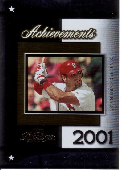 ALBERT PUJOLS 2004 PRESTIGE ACHIEVEMENTS #A-8 ST. LOUIS CARDINALS