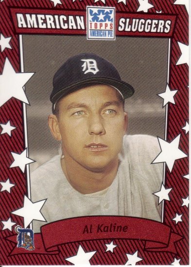 AL KALINE 2002 TOPPS AMERICAN PIE AMERICAN SLUGGERS RED #8 DETROIT TIGERS