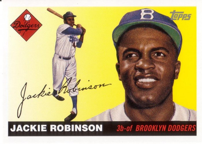 JACKIE ROBINSON 2005 TOPPS DEM BUMS #JR BROOKLYN DODGERS