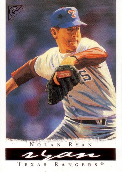 NOLAN RYAN 2003 TOPPS GALLERY HALL OF FAME GALLERY #15 TEXAS RANGERS