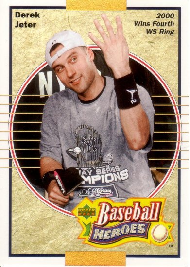 DEREK JETER 2005 UPPER DECK JETER BASEBALL HEROES #95 NEW YORK YANKEES