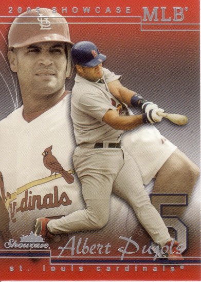 ALBERT PUJOLS 2005 FLEER SHOWCASE #1 ST. LOUIS CARDINALS