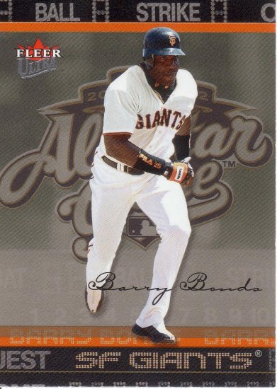 BARRY BONDS 2003 ULTRA #214 SAN FRANCISCO GIANTS