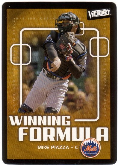 MIKE PIAZZA 2003 VICTORY #200 NEW YORK METS