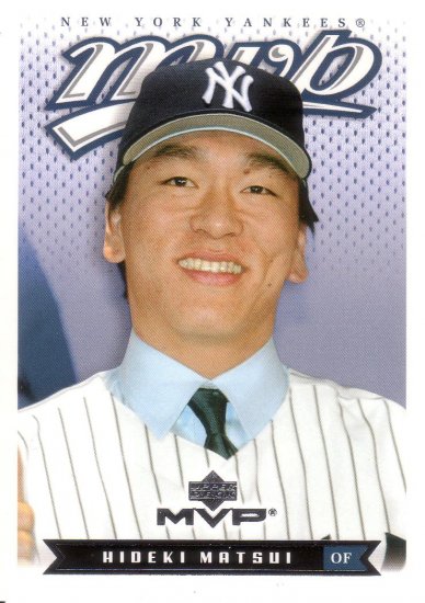 HIDEKI MATSUI 2003 MVP #141 ROOKIE NEW YORK YANKEES
