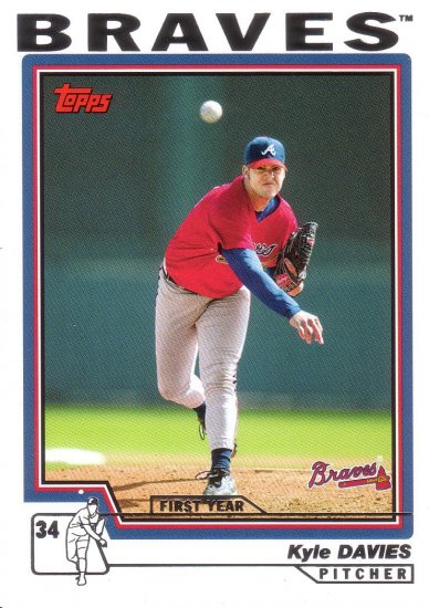 KYLE DAVIES 2004 TOPPS #313 ROOKIE ATLANTA BRAVES