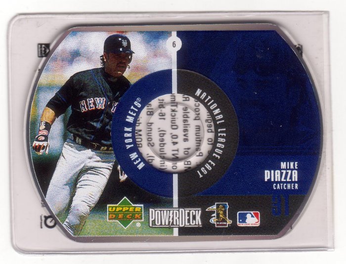 MIKE PIAZZA 1999 POWER DECK CD #6 NEW YORK METS