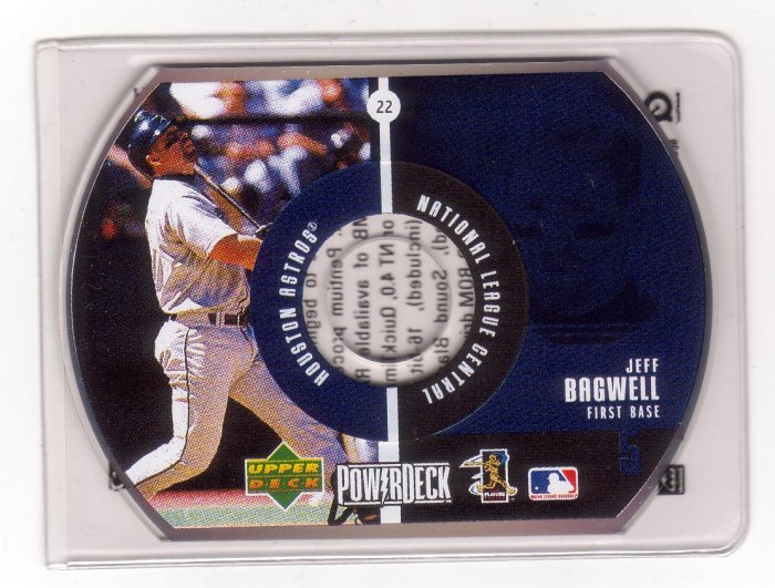 JEFF BAGWELL 1999 POWER DECK CD #22 HOUSTON ASTROS