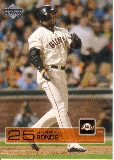 BARRY BONDS 2003 UPPER DECK #200 SAN FRANCISCO GIANTS