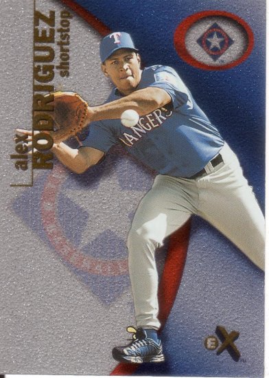ALEX RODRIGUEZ 2001 EX #92 TEXAS RANGERS