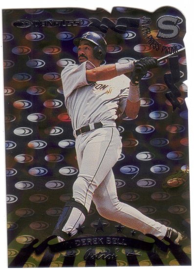 DEREK BELL 1998 DONRUSS SILVER PRESS PROOF #180 HOUSTON ASTROS