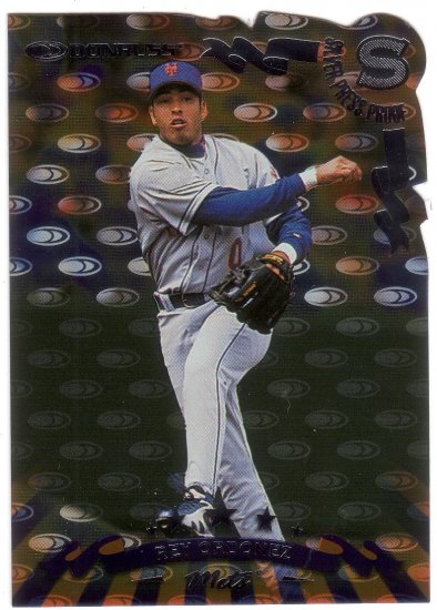 REY ORDONEZ 1998 DONRUSS SILVER PRESS PROOF #217 NEW YORK METS
