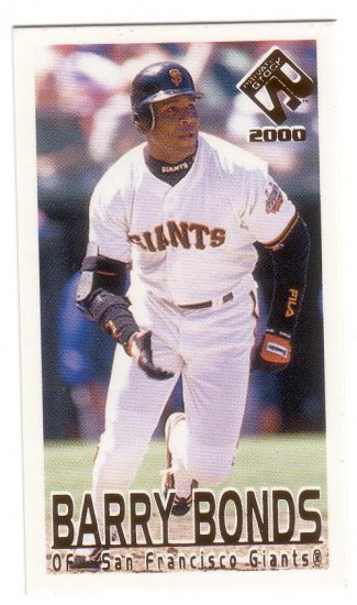 BARRY BONDS 2000 PRIVATE STOCK ACTION MINI #49 SAN FRANCISCO GIANTS