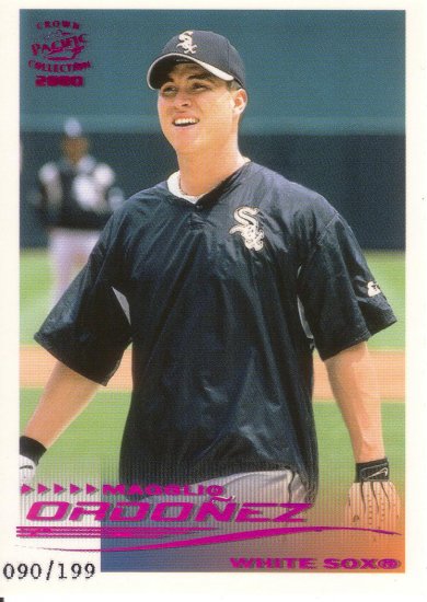 MAGGLIO ORDONEZ 2000 CROWN COLLECTION HOLO-PURPLE #64 SP# 090/199 WHITE SOX AllstarZsports.com