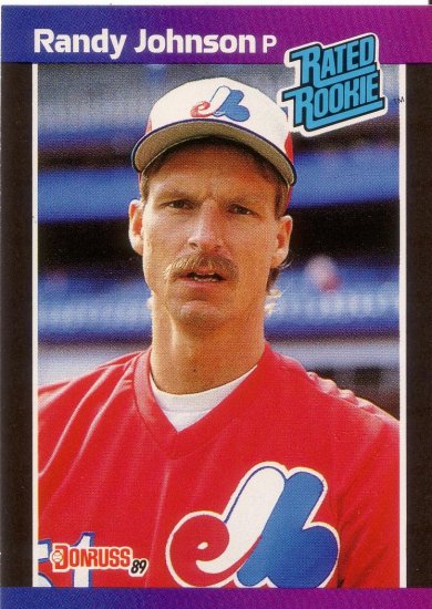 RANDY JOHNSON 1989 DONRUSS #42 ROOKIE MONTREAL EXPOS AllstarZsports.com