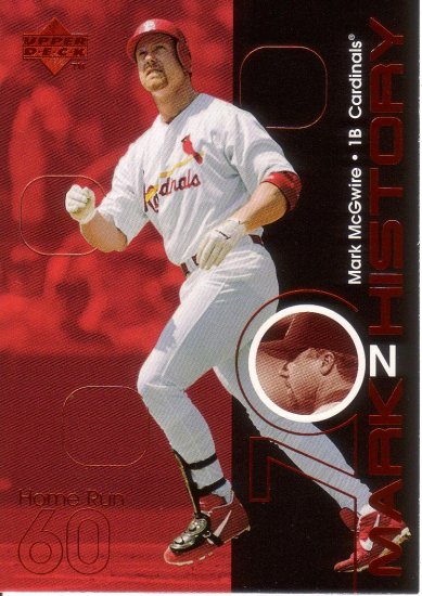 MARK McGWIRE 1999 UPPER DECK MARK z HISTORY #15 HOME RUN 60 ST. LOUIS CARDINALS AllstarZsports.com