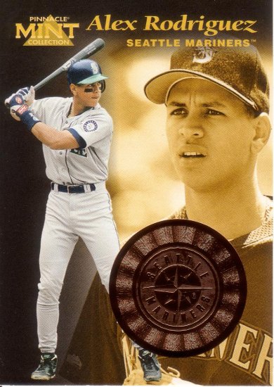 ALEX RODRIGUEZ 1997 PINNACLE MINT BRONZE #3 SEATTLE MARINERS AllstarZsports.com