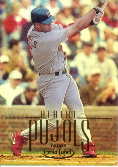 ALBERT PUJOLS 2002 GOLD LABEL #5 ST. LOUIS CARDINALS AllstarZsports.com
