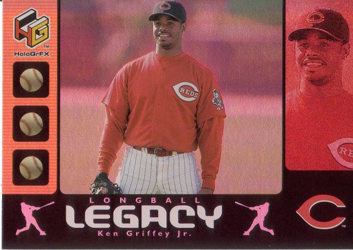KEN GRIFFEY JR. 2000 UD HOLOGRfX LONGBALL LEGACY #LL13 CINCINNATI REDS AllstarZsports.com