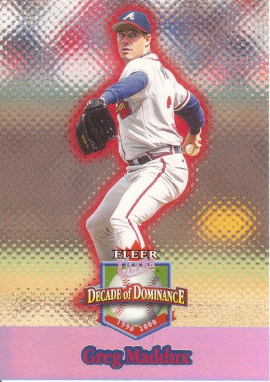 GREG MADDUX 2001 ULTRA DECADE OF DOMINANCE #11 DD ATLANTA BRAVES AllstarZsports.com