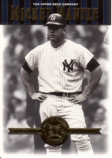 MICKEY MANTLE 2001 HALL OF FAMERS #49 NEW YORK YANKEES AllstarZsports.com