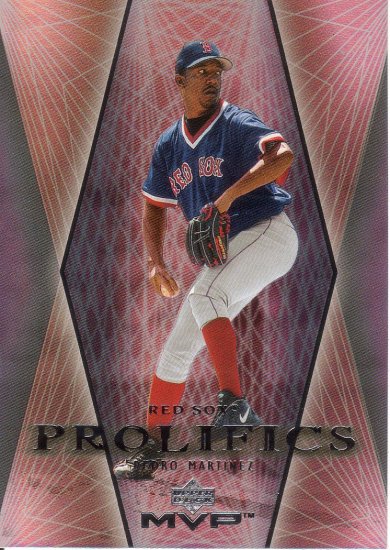 PEDRO MARTINEZ 2000 MVP PROLIFICS #P4 BOSTON RED SOX AllstarZsports.com