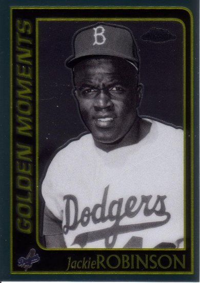 JACKIE ROBINSON 2001 TOPPS CHROME #653 BROOKLYN DODGERS AllstarZsports.com