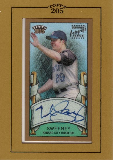 MIKE SWEENEY 2003 TOPPS 205 #TA-MS AUTOGRAPH KANSAS CITY ROYALS AllstarZsports.com