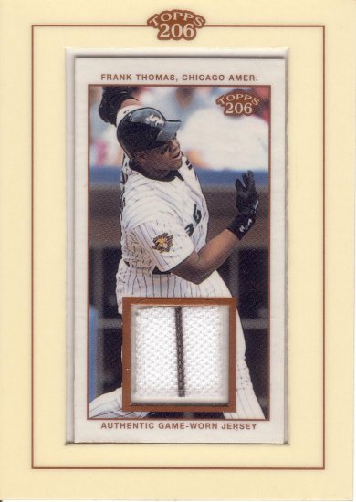 FRANK THOMAS 2002 TOPPS 206 RELICS JERSEY A1 #TR-FT CHICAGO WHITE SOX AllstarZsports.com