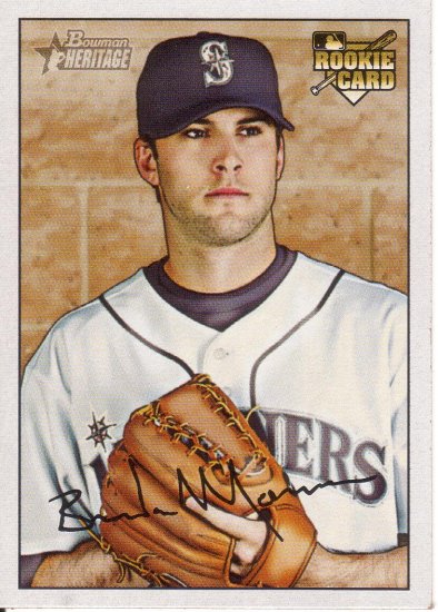 BRANDON MORROW 2006 BOWMAN HERITAGE #247 ROOKIE SEATTLE MARINERS AllstarZsports.com