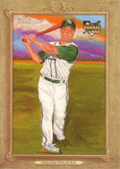 AKINORI IWAMURA 2007 TOPPS TURKEY RED #24 ROOKIE TAMPA BAY DEVIL RAYS AllstarZsports.com