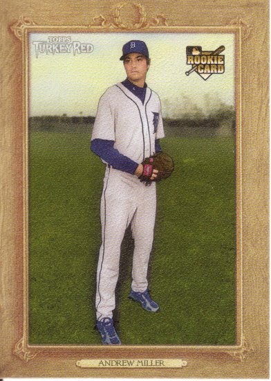 ANDREW MILLER 2007 TOPPS TURKEY RED #31 ROOKIE DETROIT TIGERS AllstarZsports.com