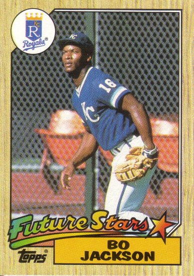 BO JACKSON 1987 TOPPS #170 ROOKIE KANSAS CITY ROYALS AllstarZsports.com