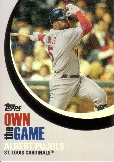 ALBERT PUJOLS 2007 TOPPS OWN THE GAME #OTG13 ST. LOUIS CARDINALS AllstarZsports.com