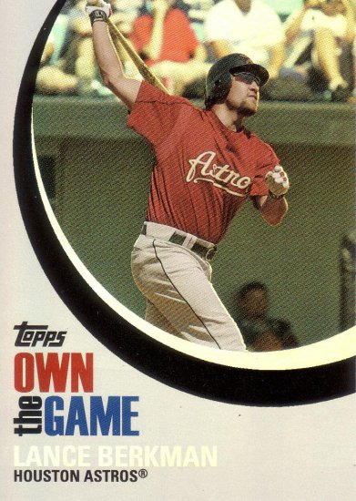 LANCE BERKMAN 2007 TOPPS OWN THE GAME #OTG5 HOUSTON ASTROS AllstarZsports.com