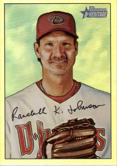 RANDY JOHNSON 2007 BOWMAN HERITAGE RAINBOW FOIL #9 ARIZONA DIAMONDBACKS AllstarZsports.com