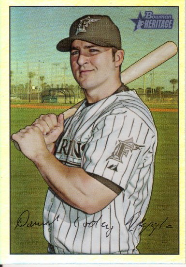 DAN UGGLA 2007 BOWMAN HERITAGE RAINBOW FOIL #138 FLORIDA MARLINS AllstarZsports.com
