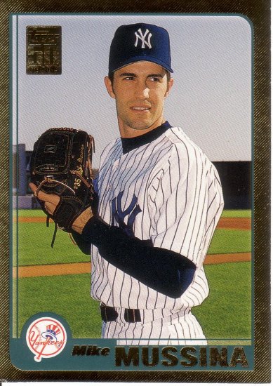MIKE MUSSINA 2001 TOPPS GOLD #562 SP 1780/2001 NEW YORK YANKEES AllstarZsports.com