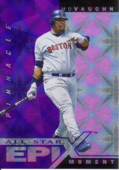 MO VAUGHN 1998 PINNACLE PLUS EPIX MOMENT PURPLE #E17 BOSTON RED SOX AllstarZsports.com