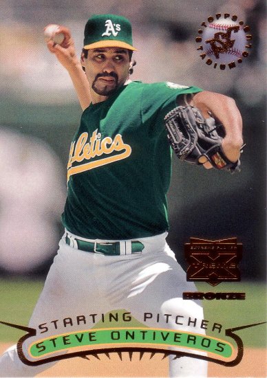 STEVE ONTIVEROS 1996 STADIUM CLUB EXTREME PLAYER BRONZE #388 PROMOTION ATHLETICS AllstarZsports.com