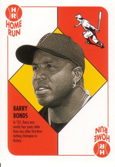 BARRY BONDS 2003 TOPPS BLUE BACKS #BB34 SAN FRANCISCO GIANTS AllstarZsports.com