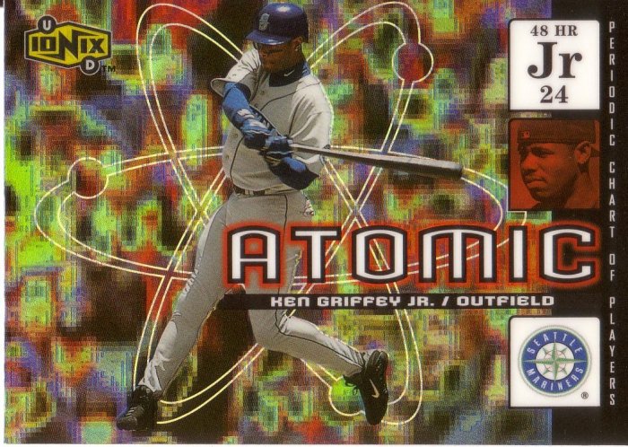 KEN GRIFFEY JR. 2000 UD IONIX ATOMIC #A3 SEATTLE MARINERS AllstarZsports.com