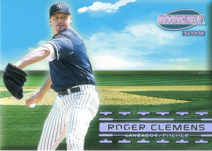 ROGER CLEMENS 1999 INVINCIBLE SANDLOT HEROES #11B NEW YORK YANKEES AllstarZsports.com