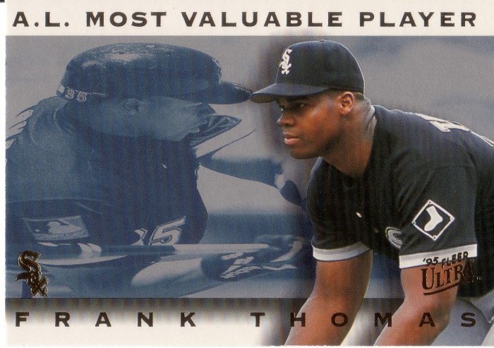 FRANK THOMAS 1995 ULTRA AWARD WINNERS #19 OF 25 CHICAGO WHITE SOX AllstarZsports.com