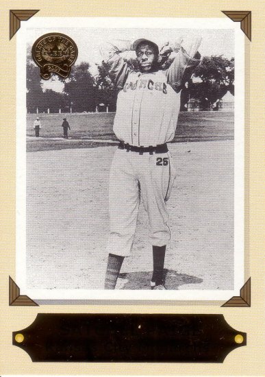SATCHEL PAIGE 2001 GREATS OF THE GAME RETRO COLLECTION #8 OF 10 K. C. MONARCHS AllstarZsports.com