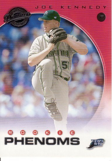 JOE KENNEDY 2001 DONRUSS CLASS OF 2001 ROOKIE PHENOMS #201 SP 507/625 DEVIL RAYS AllstarZsports.com