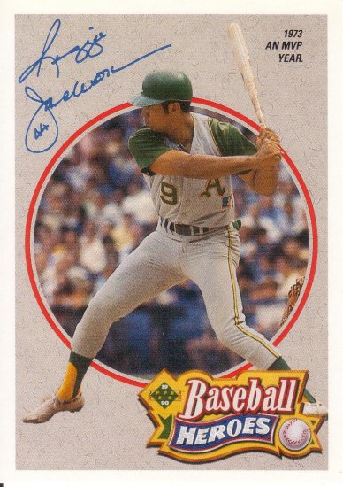 REGGIE JACKSON 1990 UPPER DECK BASEBALL HEROES #2 OF 9 OAKLAND ATHLETICS AllstarZsports.com
