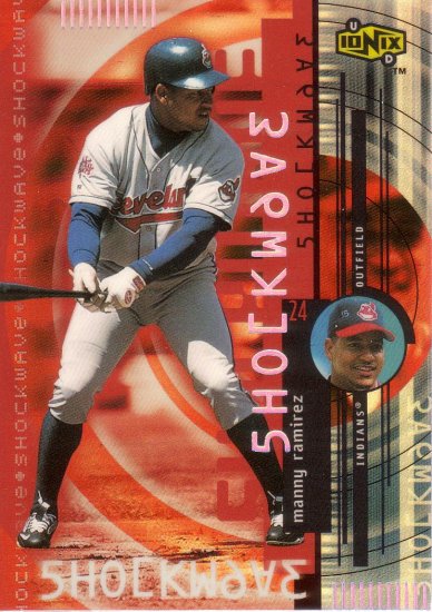 MANNY RAMIREZ 2000 UD IONIX SHOCKWAVE #S3 CLEVELAND INDIANS AllstarZsports.com