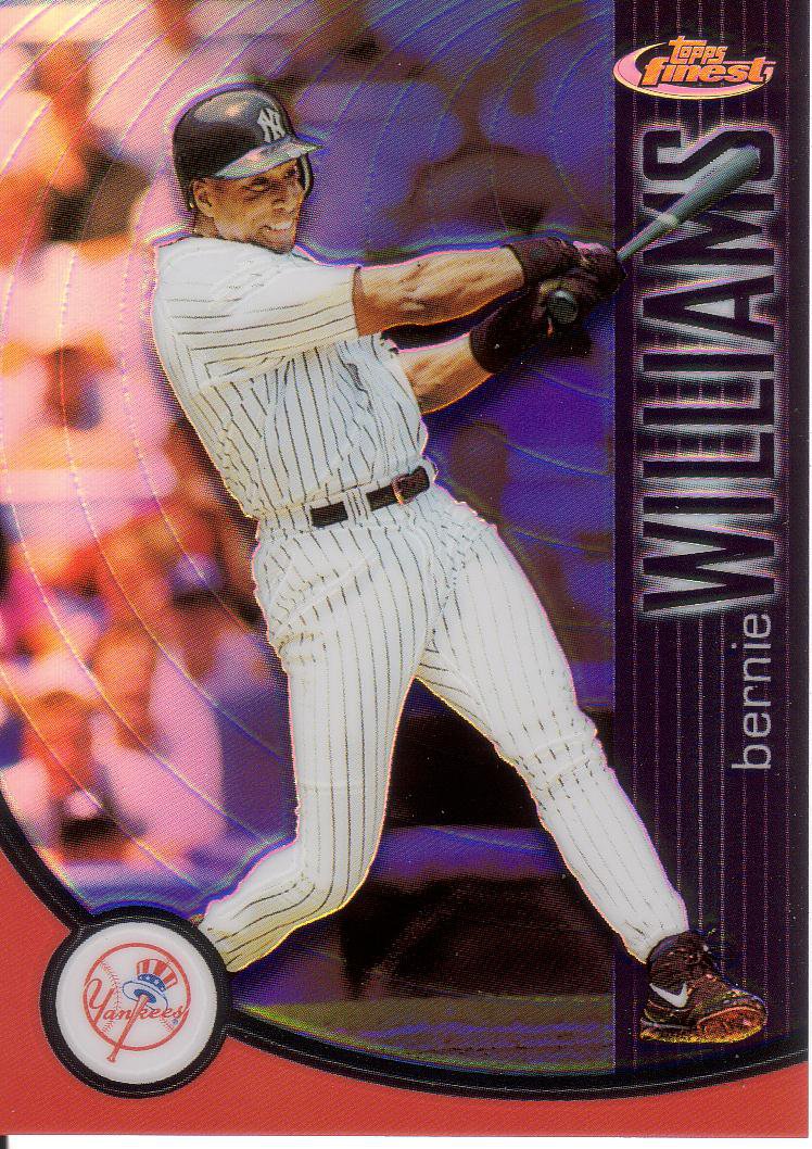 BERNIE WILLIAMS 2001 TOPPS FINEST REFRACTOR #28 SP 464/499 NEW YORK YANKEES www.AllstarZsports.com